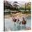 "Horseback Riding in Glacier Park," July 30, 1960-John Clymer-Stretched Canvas