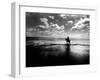 Horseback Riding in the Tide-Jan Lakey-Framed Photographic Print