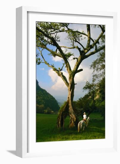 Horseback Riding, Mexico-Howard Ruby-Framed Photographic Print