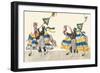 Horseback Riding On The Continents-Asia-Description Eight Festivities Held During Games-null-Framed Art Print