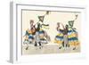 Horseback Riding On The Continents-Asia-Description Eight Festivities Held During Games-null-Framed Art Print