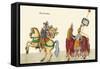 Horseback Riding On The Continents-Asia-Description Eight Festivities Held During Games-null-Framed Stretched Canvas