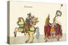 Horseback Riding On The Continents-Asia-Description Eight Festivities Held During Games-null-Stretched Canvas