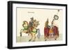 Horseback Riding On The Continents-Asia-Description Eight Festivities Held During Games-null-Framed Art Print