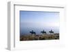 Horseback riding on the tideland, Sylt, Schleswig-Holstein, Germany-null-Framed Art Print