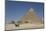 Horsecart and Pyramid of Chephren, the Giza Pyramids, Giza, Egypt, North Africa, Africa-Richard Maschmeyer-Mounted Photographic Print