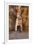 Horsecart in the Siq, Petra, Jordan, Middle East-Richard Maschmeyer-Framed Photographic Print