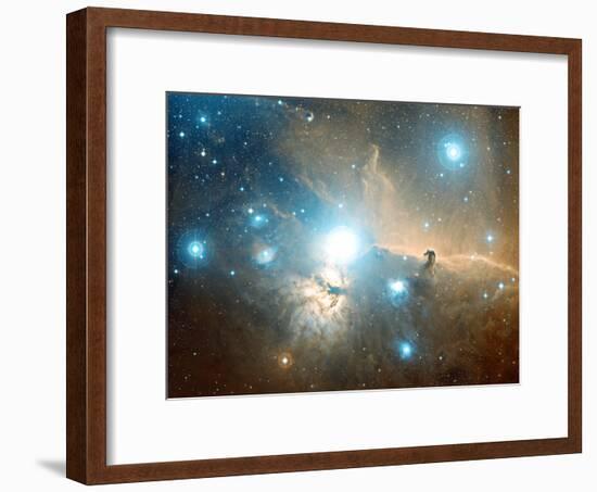 Horsehead And Flame Nebulae-Davide De Martin-Framed Photographic Print