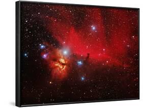 Horsehead And Flame Nebulae-John Sanford-Framed Photographic Print