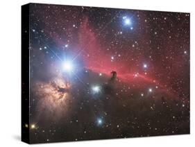 Horsehead Nebula And Flame Nebula in Orion-Stocktrek Images-Stretched Canvas