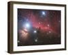 Horsehead Nebula And Flame Nebula in Orion-Stocktrek Images-Framed Photographic Print