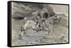 Horseman, 1890-1891-Mikhail Alexandrovich Vrubel-Framed Stretched Canvas