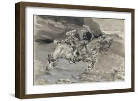 Horseman, 1890-1891-Mikhail Alexandrovich Vrubel-Framed Giclee Print