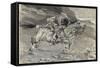 Horseman, 1890-1891-Mikhail Alexandrovich Vrubel-Framed Stretched Canvas