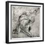 Horseman Falling, C1565-Titian (Tiziano Vecelli)-Framed Giclee Print