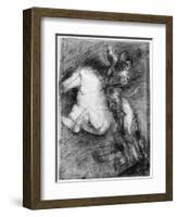 Horseman for the Battle of Cadore, C1525-Titian (Tiziano Vecelli)-Framed Giclee Print