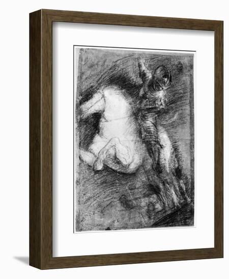 Horseman for the Battle of Cadore, C1525-Titian (Tiziano Vecelli)-Framed Giclee Print