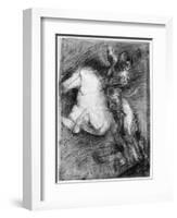 Horseman for the Battle of Cadore, C1525-Titian (Tiziano Vecelli)-Framed Giclee Print