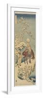 Horseman in Snow, 1833-1834-Katsushika Hokusai-Framed Giclee Print