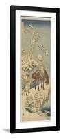 Horseman in Snow, 1833-1834-Katsushika Hokusai-Framed Giclee Print