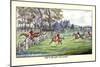 Horseman Jumps the Fence to Follow the Hounds-Henry Thomas Alken-Mounted Art Print