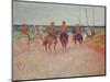 Horseman on the Beach (Hiva Hoa) 1902-Paul Gauguin-Mounted Giclee Print