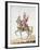 Horseman with Wings', Costume Design for 'Le Carrousel Des Galants Maures', 1686-Jean I Berain-Framed Giclee Print