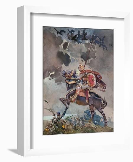 Horseman-Nikolai Nikolayevich Karasin-Framed Giclee Print