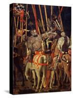 Horsemen, from Battle of San Romano (Depicting Florentine Victory over Sienese in 1432), C. 1455-Paolo Uccello-Stretched Canvas