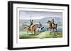 Horsemen Greeting-Henry Thomas Alken-Framed Premium Giclee Print