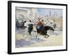 Horsemen Leaving the City-Ulpiano Checa Y Sanz-Framed Giclee Print