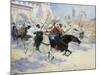 Horsemen Leaving the City-Ulpiano Checa Y Sanz-Mounted Giclee Print