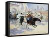 Horsemen Leaving the City-Ulpiano Checa Y Sanz-Framed Stretched Canvas