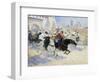 Horsemen Leaving the City-Ulpiano Checa Y Sanz-Framed Giclee Print