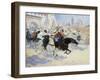 Horsemen Leaving the City-Ulpiano Checa Y Sanz-Framed Giclee Print