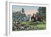 Horsemen with Hundreds of Hunting Dogs-Charles Butler-Framed Art Print