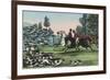 Horsemen with Hundreds of Hunting Dogs-Charles Butler-Framed Premium Giclee Print