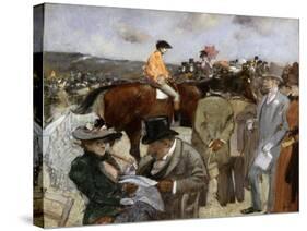Horseracing, 1888-Jean Louis Forain-Stretched Canvas