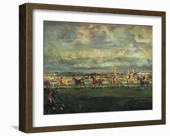 Horseracing, 1911-Georgi Bogdanovich Yakulov-Framed Giclee Print