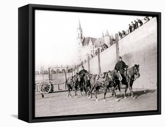 Horseriders, Antwerp, 1898-James Batkin-Framed Stretched Canvas