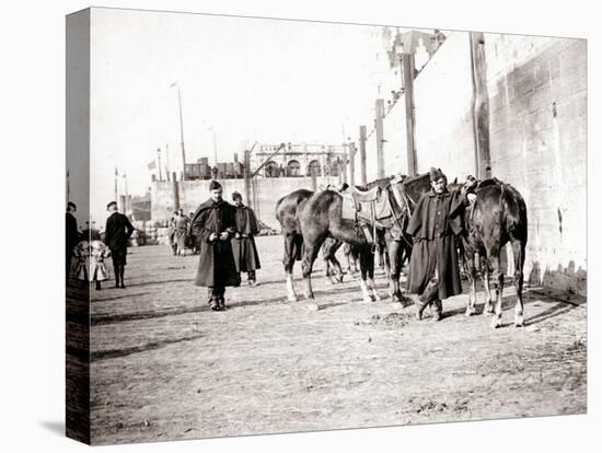 Horseriders, Antwerp, 1898-James Batkin-Stretched Canvas