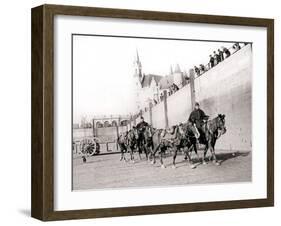 Horseriders, Antwerp, 1898-James Batkin-Framed Photographic Print
