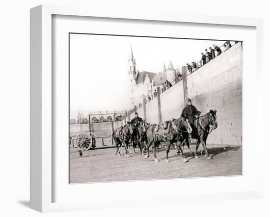 Horseriders, Antwerp, 1898-James Batkin-Framed Photographic Print