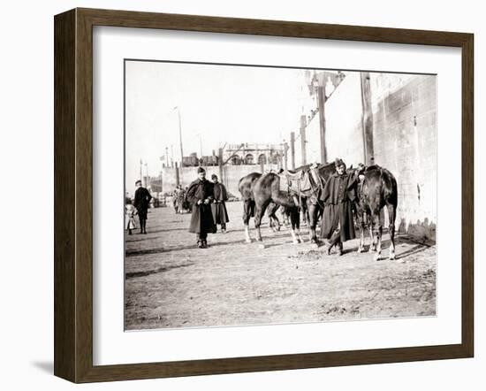 Horseriders, Antwerp, 1898-James Batkin-Framed Photographic Print