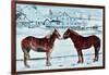 Horses, Amish Farm, Lancaster, Pa.-Anthony Butera-Framed Premium Giclee Print