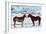 Horses, Amish Farm, Lancaster, Pa.-Anthony Butera-Framed Giclee Print