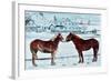 Horses, Amish Farm, Lancaster, Pa.-Anthony Butera-Framed Giclee Print