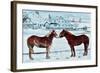 Horses, Amish Farm, Lancaster, Pa.-Anthony Butera-Framed Giclee Print