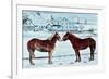 Horses, Amish Farm, Lancaster, Pa.-Anthony Butera-Framed Giclee Print