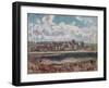 Horses and Carts in Front of the Fishing Harbour-Camille Pissarro-Framed Giclee Print